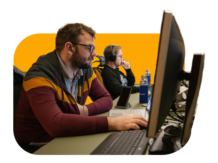 students learn computer skills